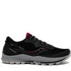 Saucony Women's Peregrine 11 Gore-tex Shoe In Black/cherry In Multi