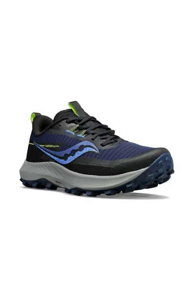 Saucony Women's Peregrine 13 Running Shoes In 15 - Night/fossil In Multi