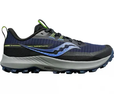 Saucony Women's Peregrine 13 Trail Running Sneakers In Night/fossil In Multi