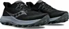 Saucony Women's Peregrine 14 Trail Running Shoes In Black/carbon In Multi