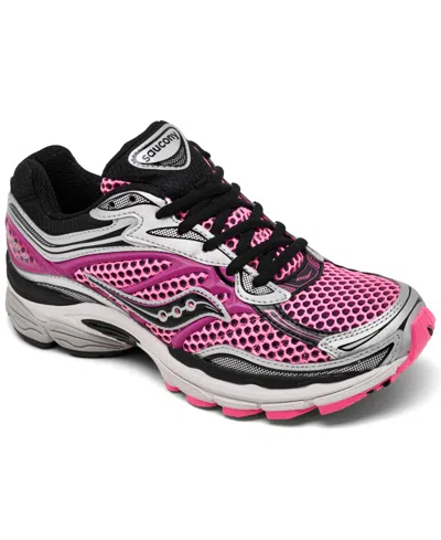 Saucony Women's Progrid Omni 9 Sneakers From Finish Line In Pink