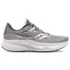 Saucony Women's Ride 15 Running Shoes - B/medium Width In White In Grey