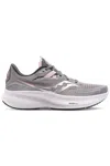 Saucony Women's Ride 15 Running Shoes - B/medium Width In White In Multi