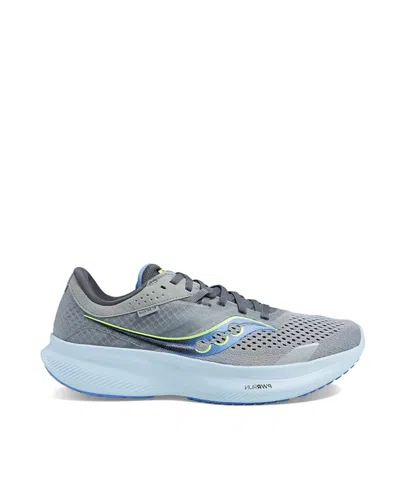 Saucony Women's Ride 16 Trail Running Sneakers In Fossil/pool In Multi
