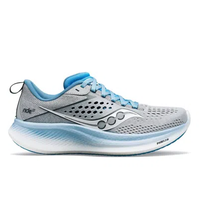 Saucony Women's Ride 17 Running Shoes In Cloud/breeze In Multi