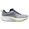 Saucony Women's Ride 17 Running Shoes In Iris / Navy In Multi