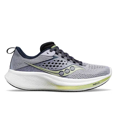 SAUCONY WOMEN'S RIDE 17 WIDE SHOES IN IRIS