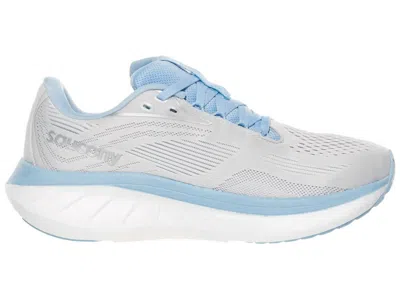 Saucony Women's Ride 18 Running Shoes In Cloud/dream In Blue