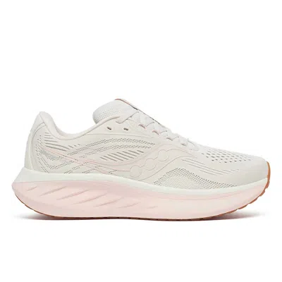 Saucony Womens  Ride 18 In Quartz/peony