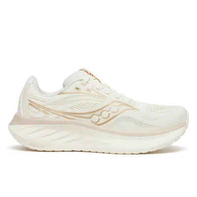 SAUCONY WOMEN'S RIDE 18 RUNNING SNEAKERS IN VANILLA