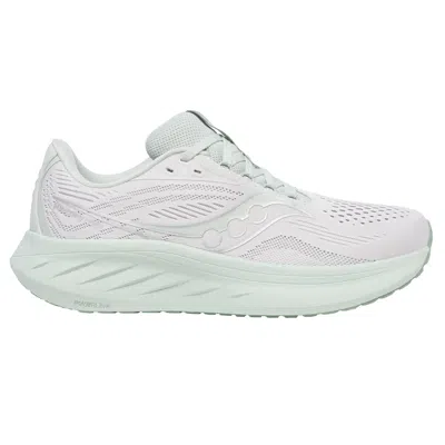 Saucony Women's Ride 18 Shoe In Fog/mist In Multi