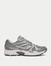 Saucony Grid Ride Millennium S60812-8 Womens Silver Cream Lifestyle Shoes Tf8759 In Multi