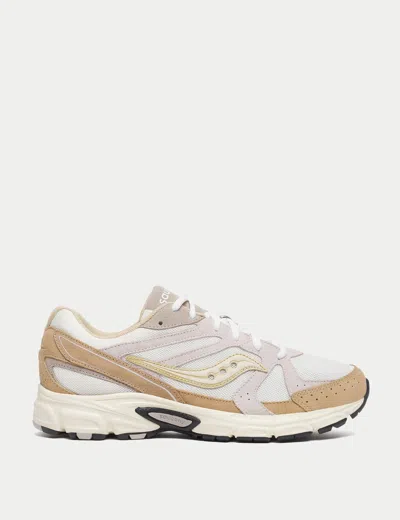 Saucony Women's Ride Millennium Suede Trainers In White