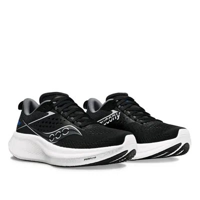Saucony Women's Ride Seventeen Sneaker In Black White
