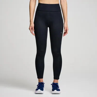 Saucony Women's  Fortify Crop Tight Black