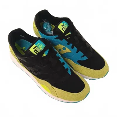 Saucony Women's Shadow 6000 Mushroom Pack Low Top Sneakers In Neon/black In Multi