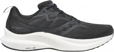 Saucony Women's Tempus 2 Running Shoes In Black/white In Multi