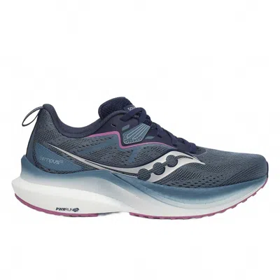 Saucony Women's Tempus 2 Running Shoes In Mirage/navy In Blue