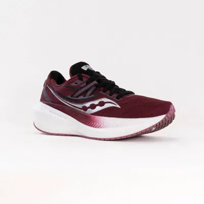 Saucony Women's Trimuph 20 Sneakers In Burgundy