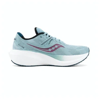 Saucony Women's Triumph 20 In Mineral/berry In Blue