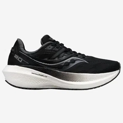 Saucony Women's Triumph 20 Shoe In Black/white