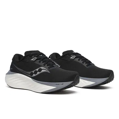 Saucony Women's Triumph 22 Running Shoes In 200 - Black/white