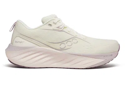 Saucony Women's Triumph 22 Shoes In Vanilla In White