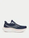 Saucony Triumph 23 Knitted-panel Trainers In Blue