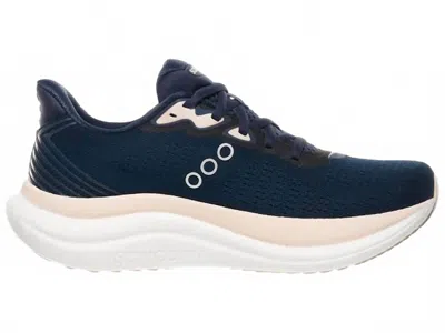 Saucony Women's Triumph 23 Sneaker In Navy/cameo In Black