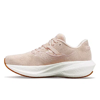 Saucony Women's Triumph Running Shoe In Lotus In Pink