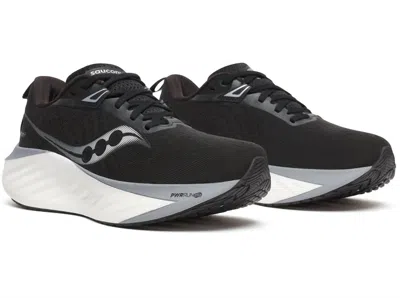 Saucony Women's Triumph Twenty Two Sneaker In Black White