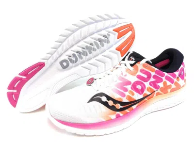 Pre-owned Saucony Womens  Kinvara 10 Dunkin' Donuts S10467-26 Boston Sneakers Shoes In White