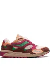 Saucony X Jae Tips Grid Shadow 2 "what's The Occasion? Wear To The Party" Sneakers In Brown