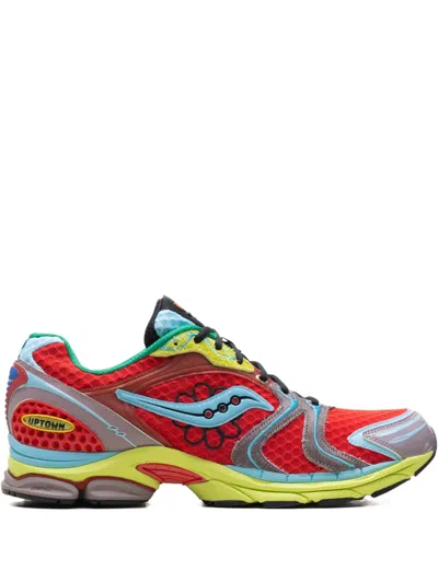 Saucony X Jae Tips Progrid Triumph 4 Sneakers In Red