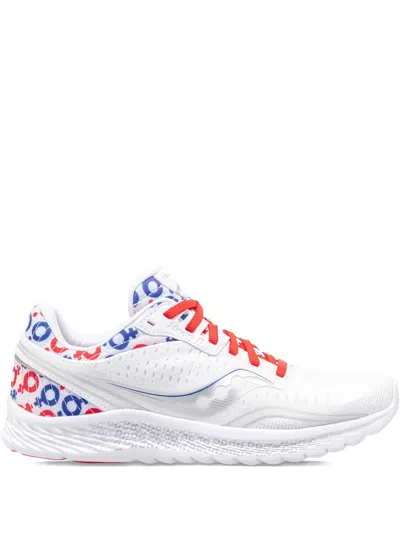 Saucony X Prinkshop Kinvara 11 Symbol-print Sneakers In White