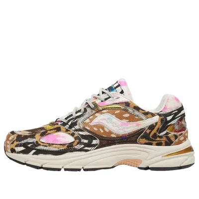 Saucony Grid Jazz 9 Animal-print Sneakers In Multi