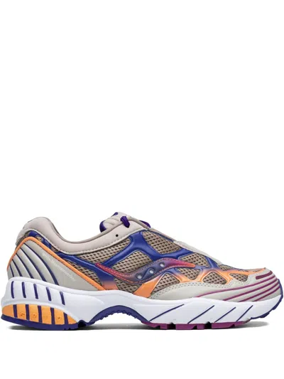 Saucony X White Mountaineering Grid Web Sneakers In Multi