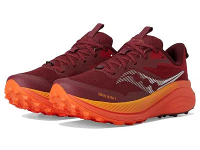 Saucony Xodus Ultra 3 Women's Running Shoes Currant/pepper: 5 B - Medium, Textile