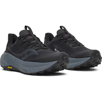 Saucony Xodus Ultra 4 Trail Running Shoe In Black