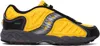 Saucony Yellow & Black Matrix Sneakers In Yellow/black