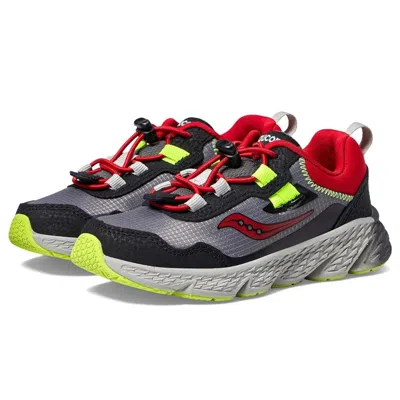 Saucony Kids' Youth  Wind Shield Sk267278 Sneaker C Gray Sportswear Shoes Htat542