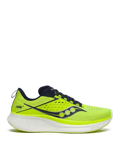 Saucony Leather Sneakers In Azul