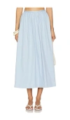 Saudade Bora Bora Skirt In Baby Blue