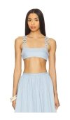 Saudade Bora Bora Top In Baby Blue