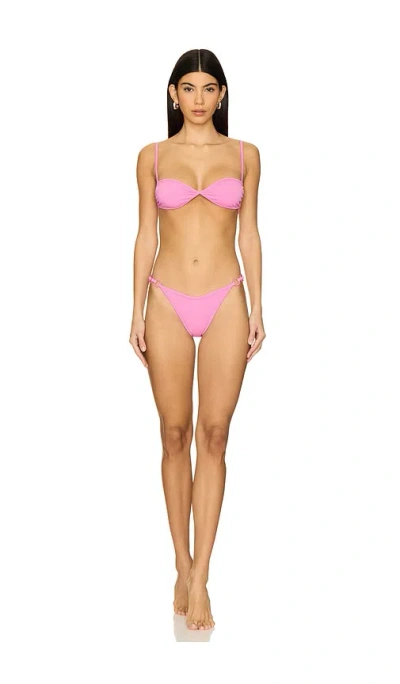 Saudade Caviar Bikini Set In Pink