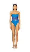 Saudade Charm One Piece Swimsuit In Purple