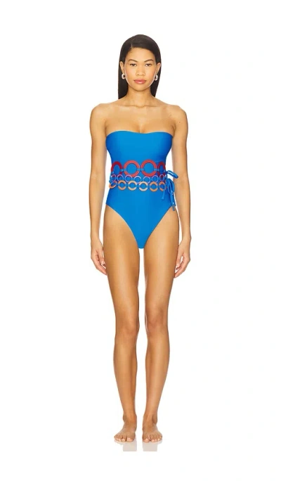 Saudade Charm One Piece Swimsuit In Purple