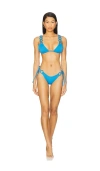 Saudade Indigo Bikini Set In Blue