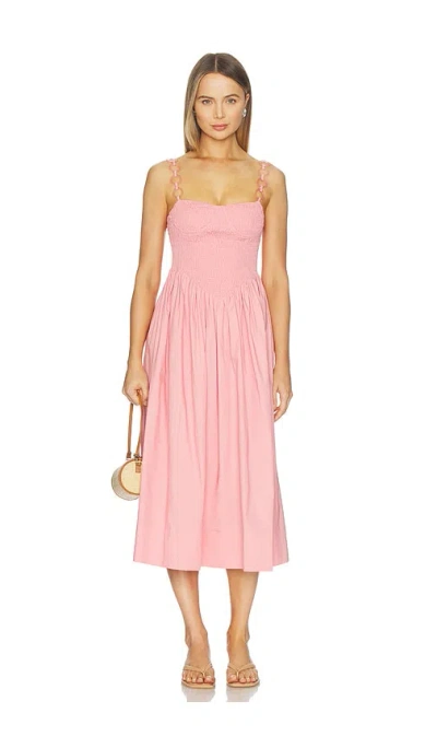 Saudade Rossi Dress In Pink