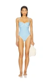 Saudade Serenity One Piece Swimsuit In Light Blue